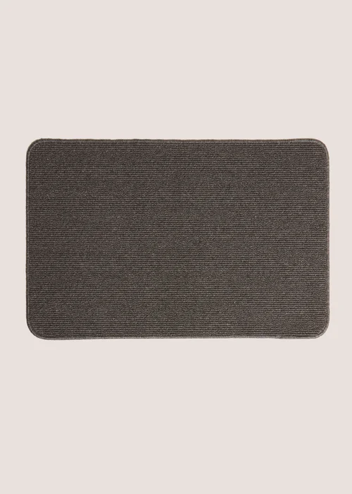Charcoal Boucle Loop Mat (50cm x 75cm) Image 1