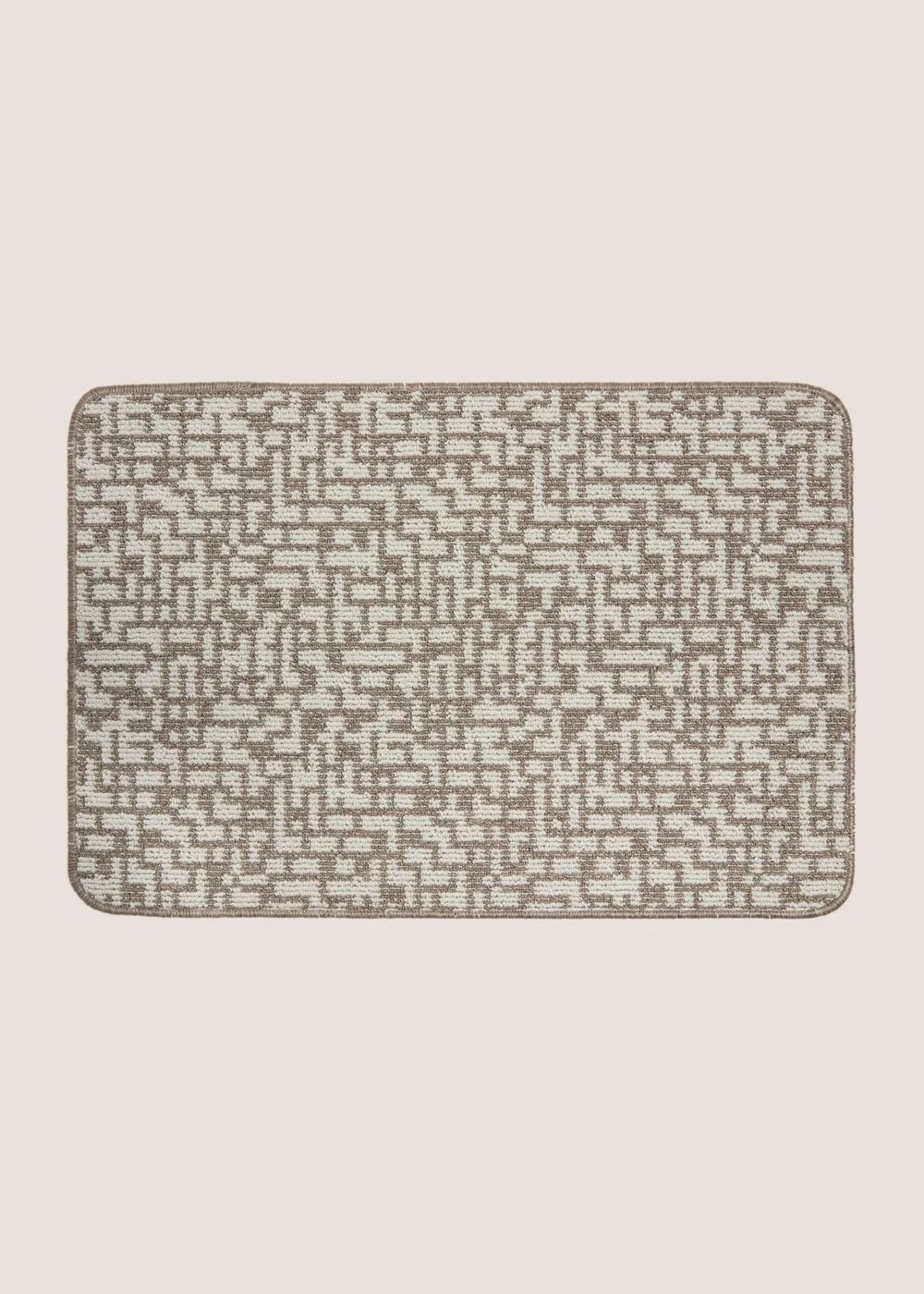 Stone Maze Pattern Doormat Image 1