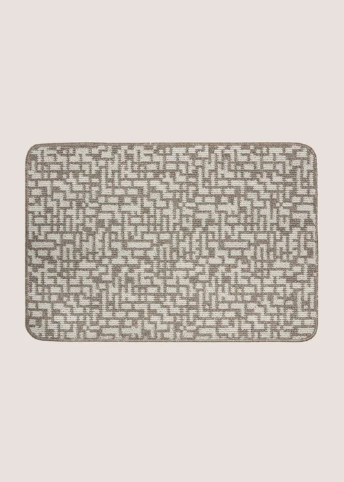 Stone Maze Pattern Doormat Image 1
