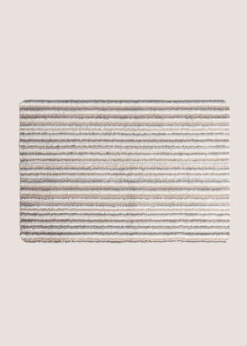 Natural Stripe Cotton Doormat (50cm x 75cm) Image 1