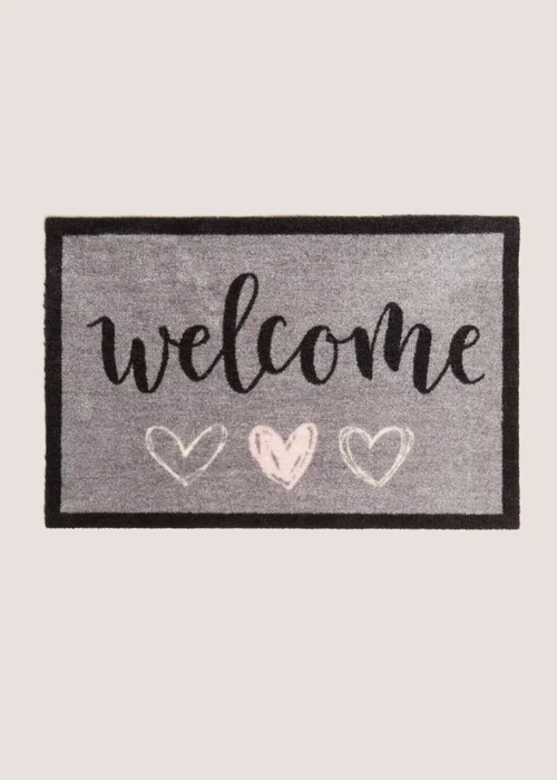 Welcome Hearts Doormat (50cm x 75cm) Image 1