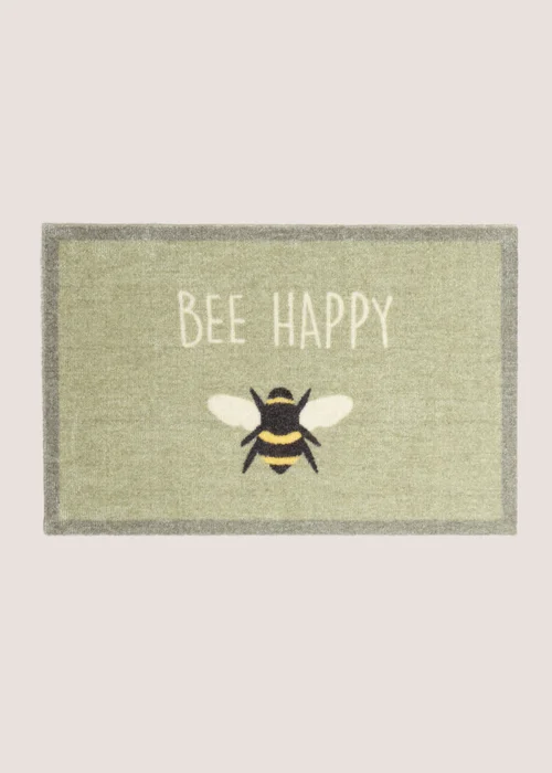Bee Happy Doormat (50cm x 75cm) Image 1