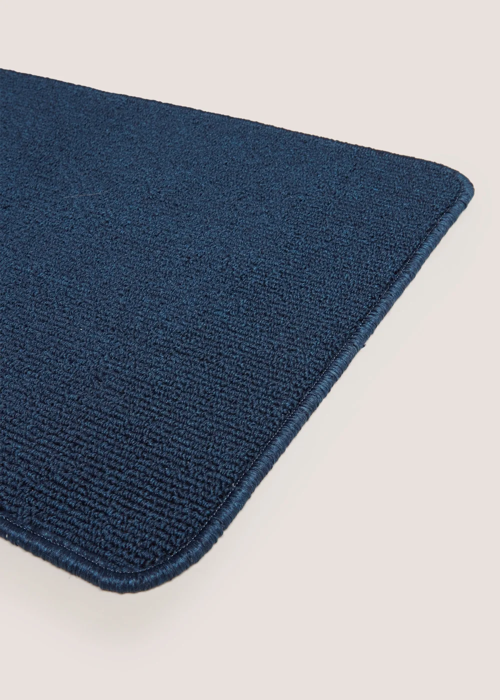 Navy Boucle Loop Runner (50cm x 150cm) Image 2