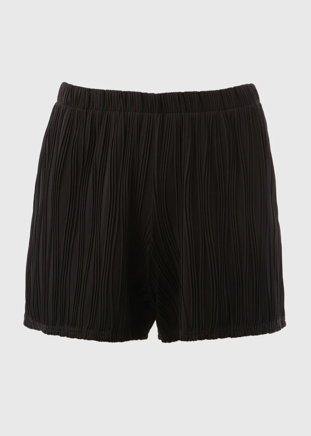 Black Textured Co Ord Shorts - 8 Image 5