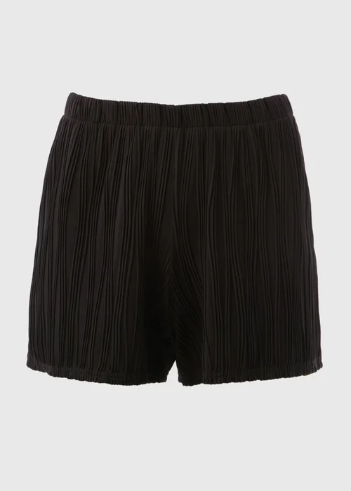Black Textured Co Ord Shorts - 8 Image 5