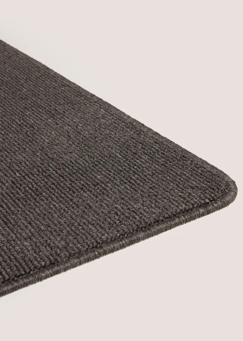 Charcoal Boucle Loop Runner Image 2