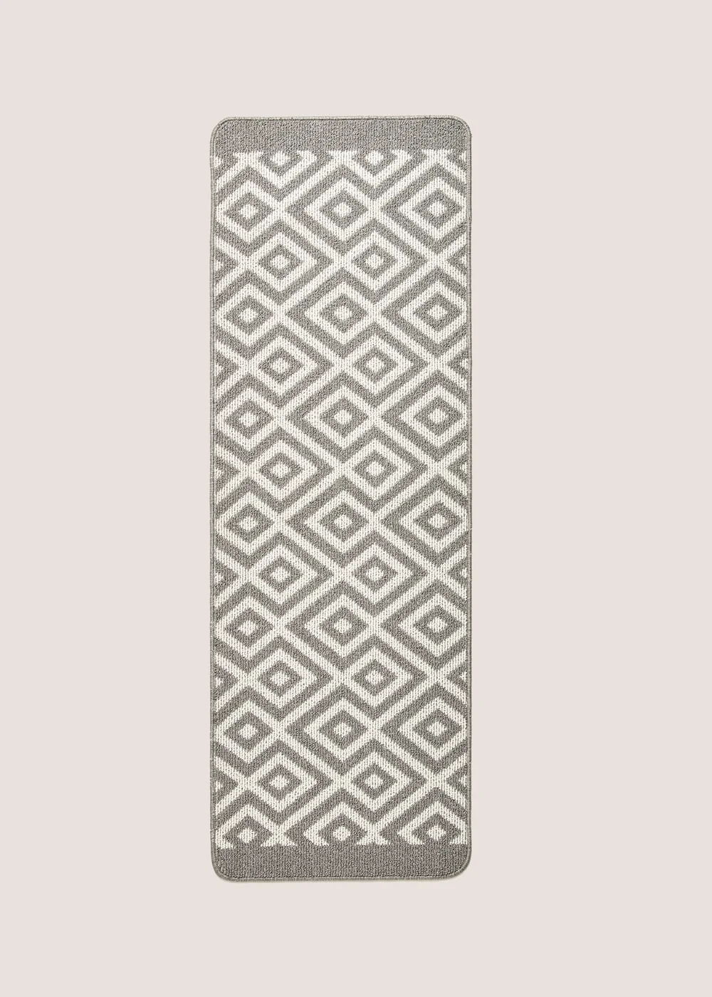 Silver Geometric Runner Image 1