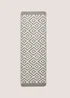 Silver Geometric Runner Image 1