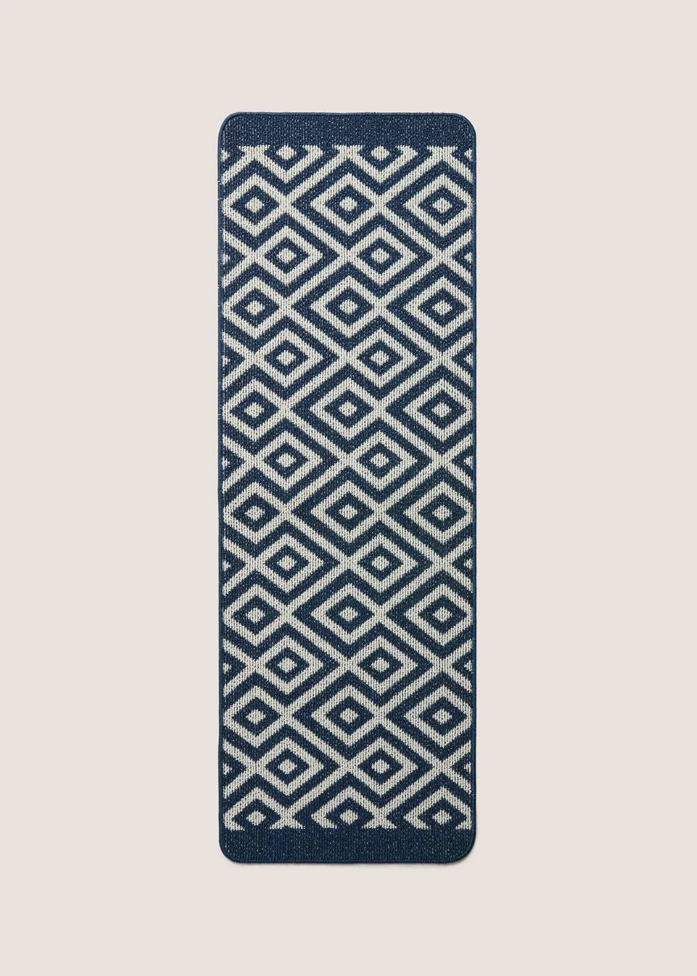 Navy Geometric Runner Image 1