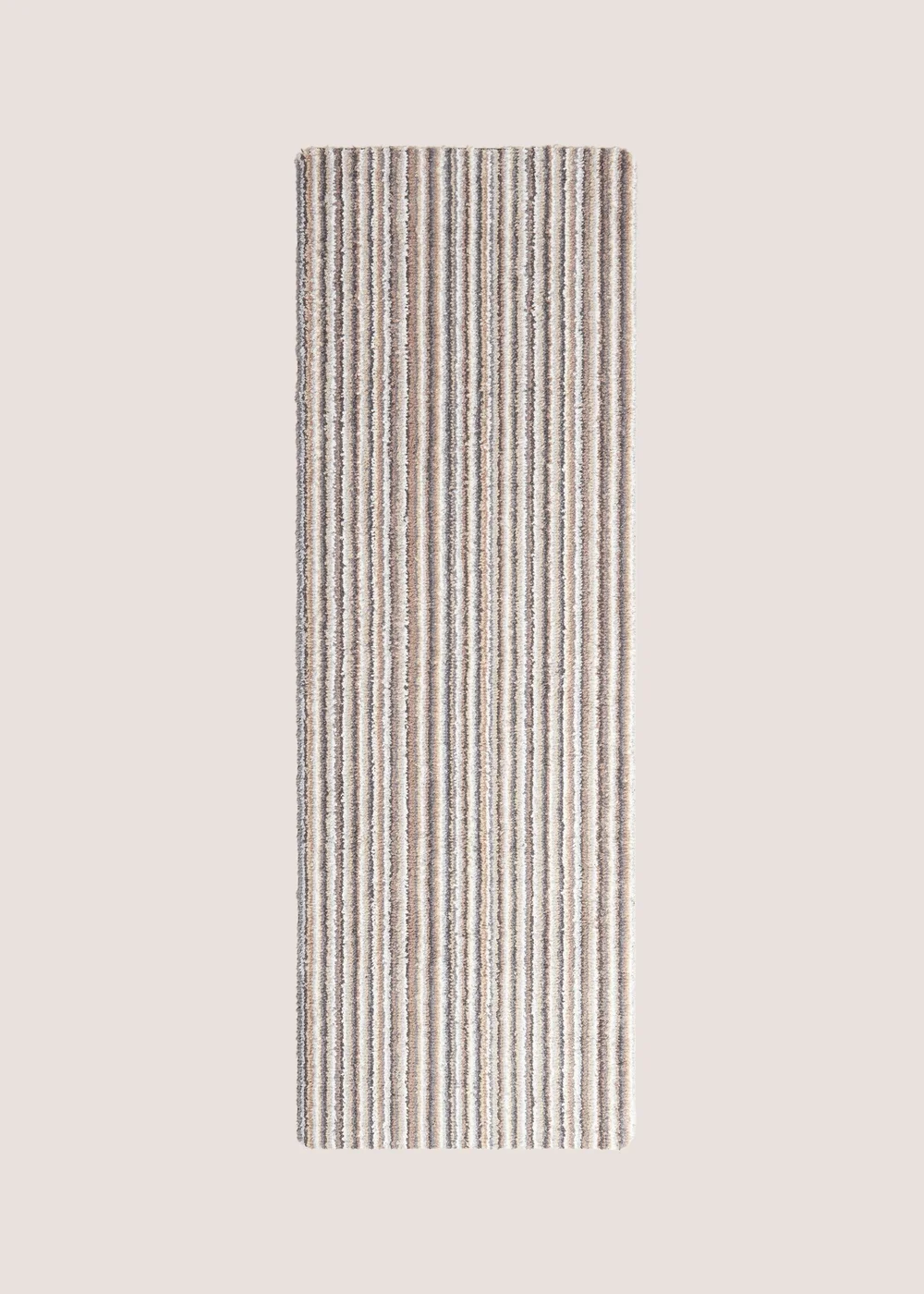 Natural Stripe Cotton Runner (50cm x 150cm) Image 1