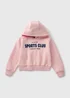 Girls Pink Sports Club Hoodie (7-15yrs) - 7 Yrs Image 1