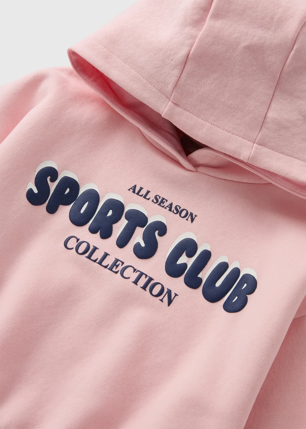 Girls Pink Sports Club Hoodie (7-15yrs) - 7 Yrs Image 2