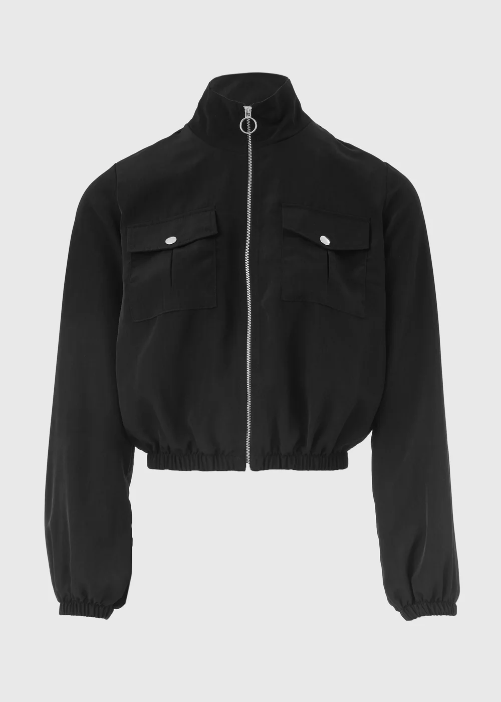Black Lightweight Bomber Jacket - 8 Image 5