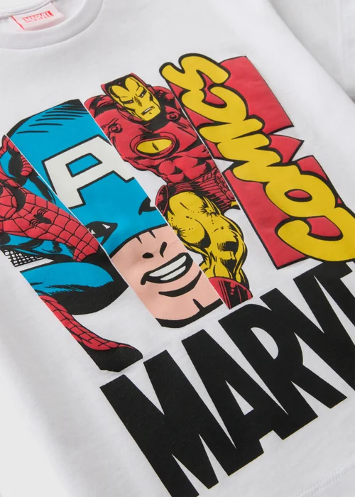Marvel Boys White Comic T-Shirt (1-7yrs) - 1 half year to 2 Image 2