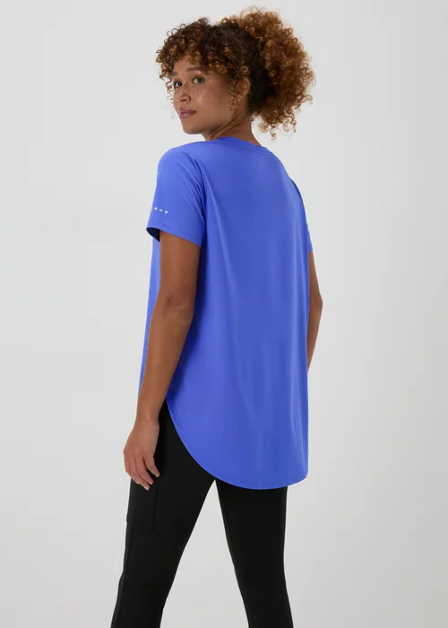 Souluxe Blue Longline T-Shirt - Small Image 2