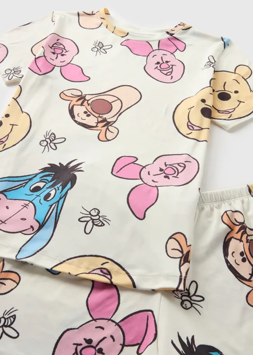 Winnie The Pooh Kids Top & Shorts Pyjama Set (3-13yrs) - Age 3 Years Image 2