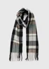 Multicolour Check Woven Scarf - One Size Image 1