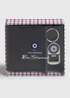 Ben Sherman Black Cardholder & Keychain Set - One Size Image 1
