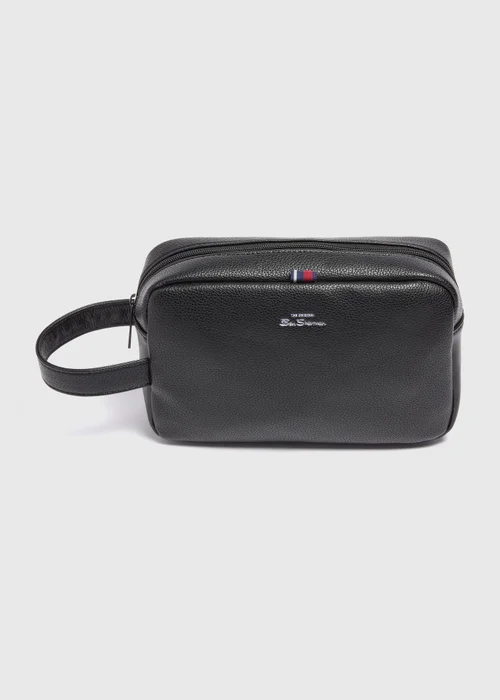Ben Sherman Black Washbag - One Size Image 1