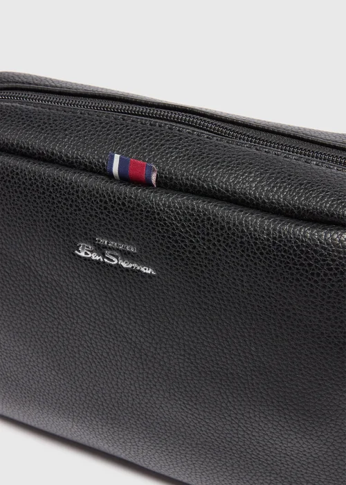 Ben Sherman Black Washbag - One Size Image 2