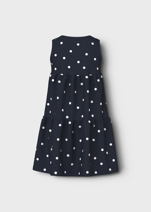 Name It Girls Dark Blue Spencer Dress (6-12yrs) - 6 Yrs Image 2