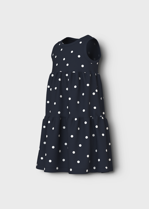 Name It Girls Dark Blue Spencer Dress (6-12yrs) - 6 Yrs Image 3