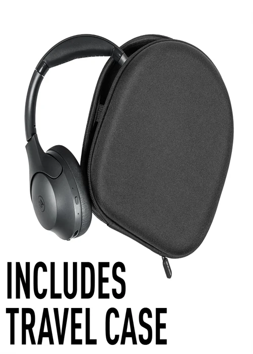 Reflex Active Black Wireless Noise Cancelling Headphones With Case - One Size Image 3
