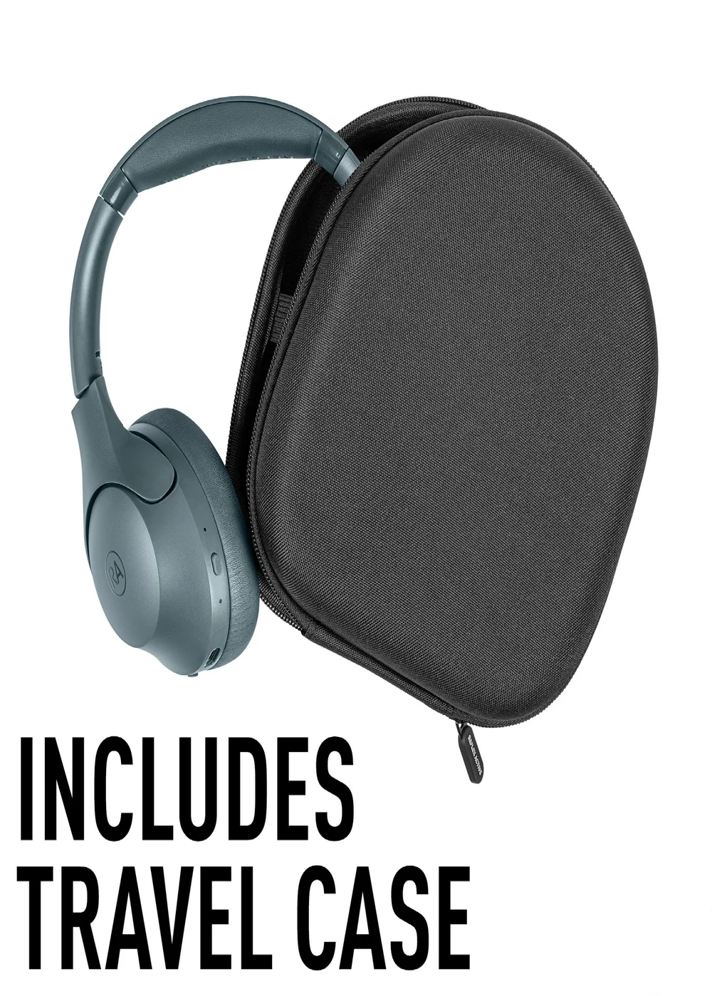 Reflex Active Teal Wireless Noise Cancelling Headphones With Case - One Size Image 3