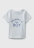 Baby Blue Mummy's Little Boy T-Shirt (Newborn-23mths) - Up to 1 Month Image 1