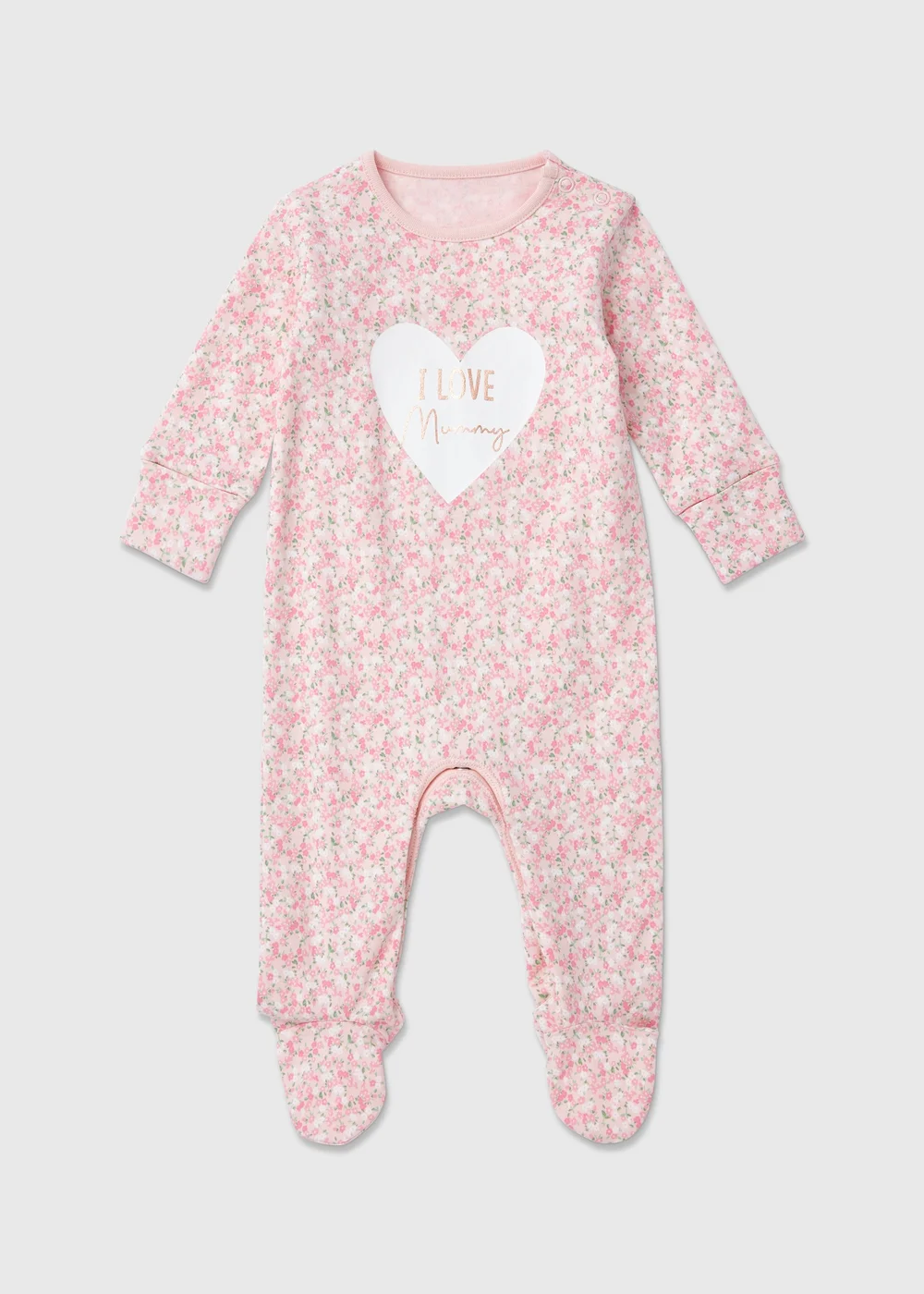Baby Cream Mummy Sleepsuit (Newborn-18mths) - First Size Image 1