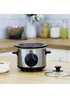 Swan Stainless Steel Slow Cooker (1.5L) - One Size Image 2