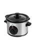 Swan Stainless Steel Slow Cooker (1.5L) - One Size Image 1