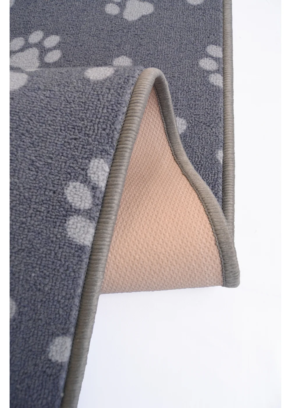 Homemaker Grey Deco Paw Print Runner and Doormat - 57 X 150 (57 X 40) Image 5