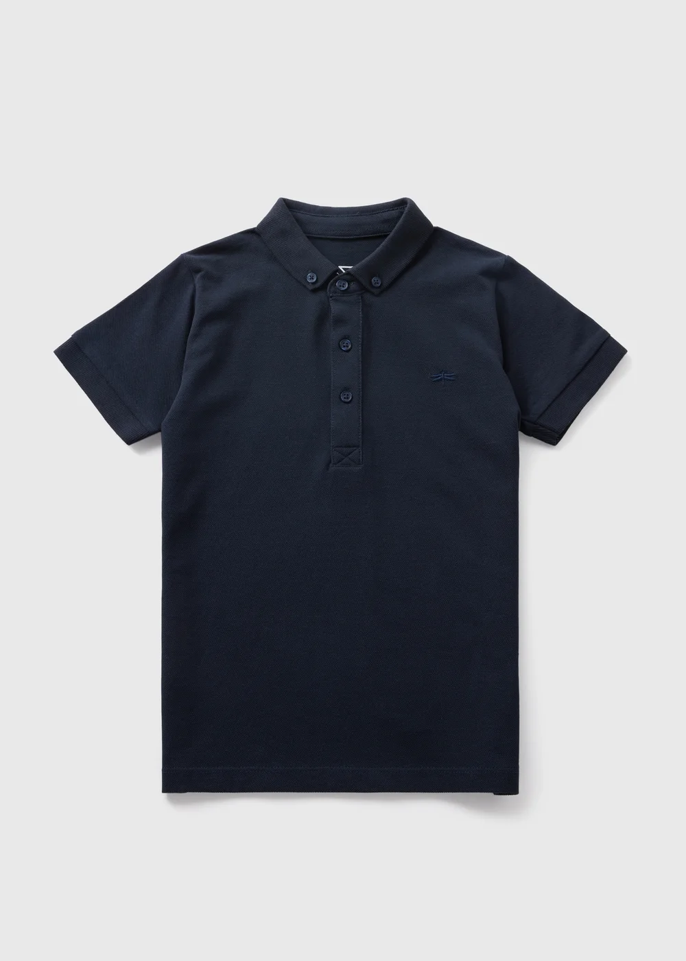 Boys Navy Polo Shirt (7-15yrs) - Age 7 Years Image 1