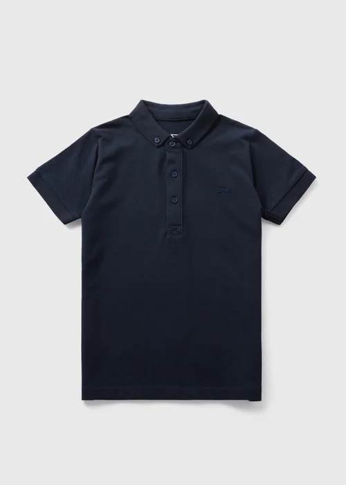 Boys Navy Polo Shirt (7-15yrs) - Age 7 Years Image 1