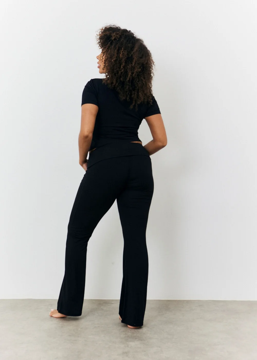 In The Style Black Flared Trousers - 8 Image 2