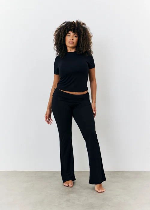 In The Style Black Flared Trousers - 8 Image 1