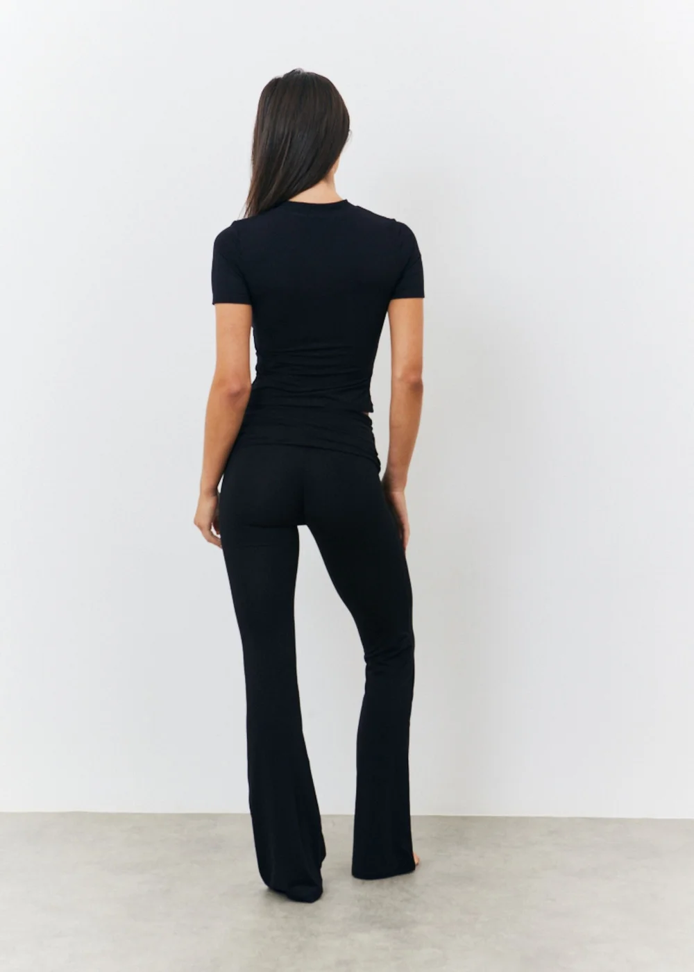 In The Style Black Flared Trousers - 8 Image 6