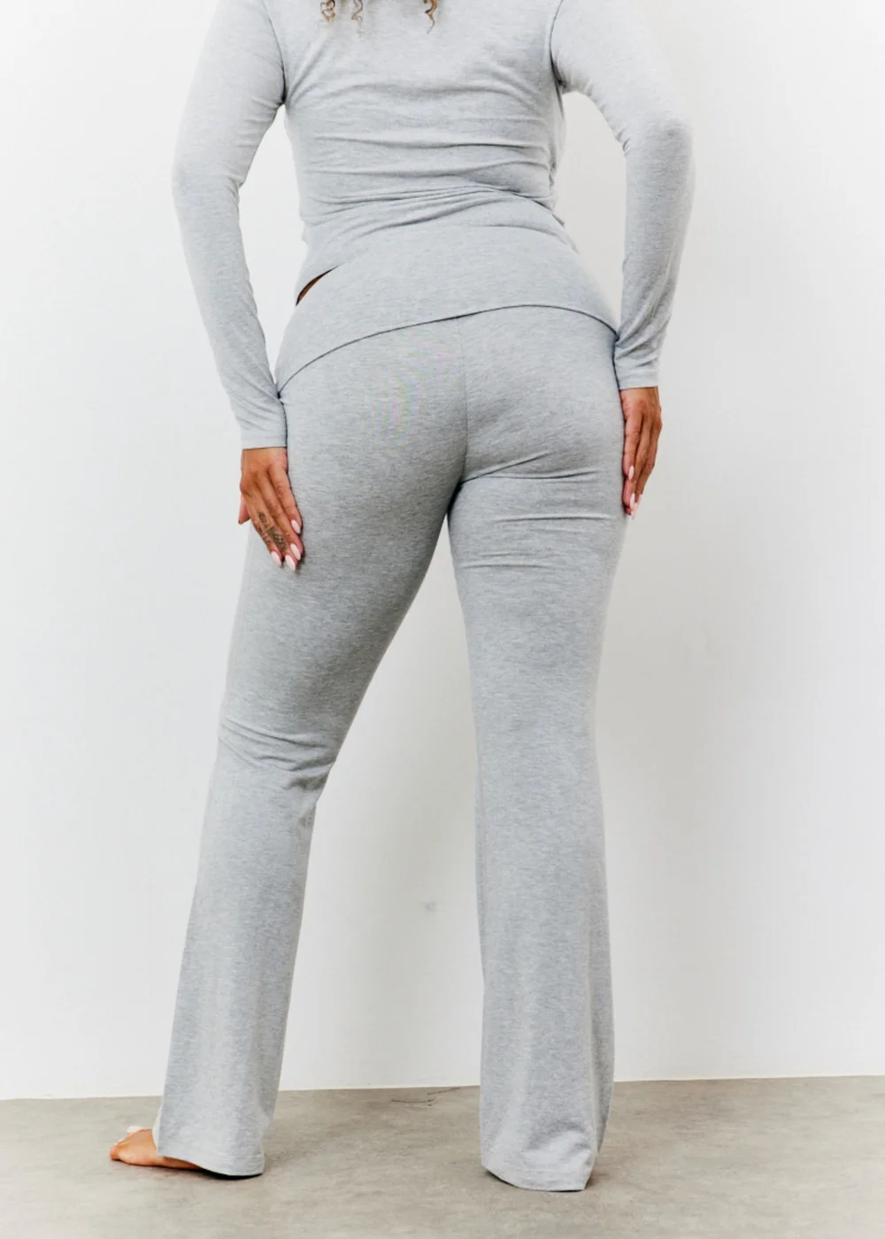 In The Style Grey Flare Trousers - 12 Image 4