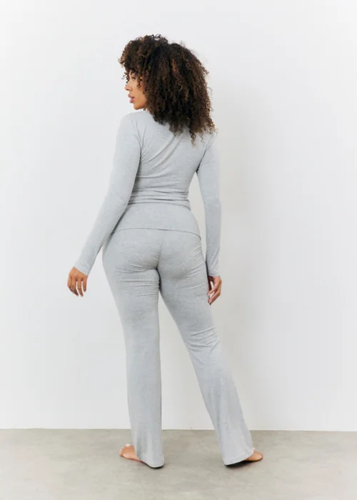 In The Style Grey Flare Trousers - 12 Image 2