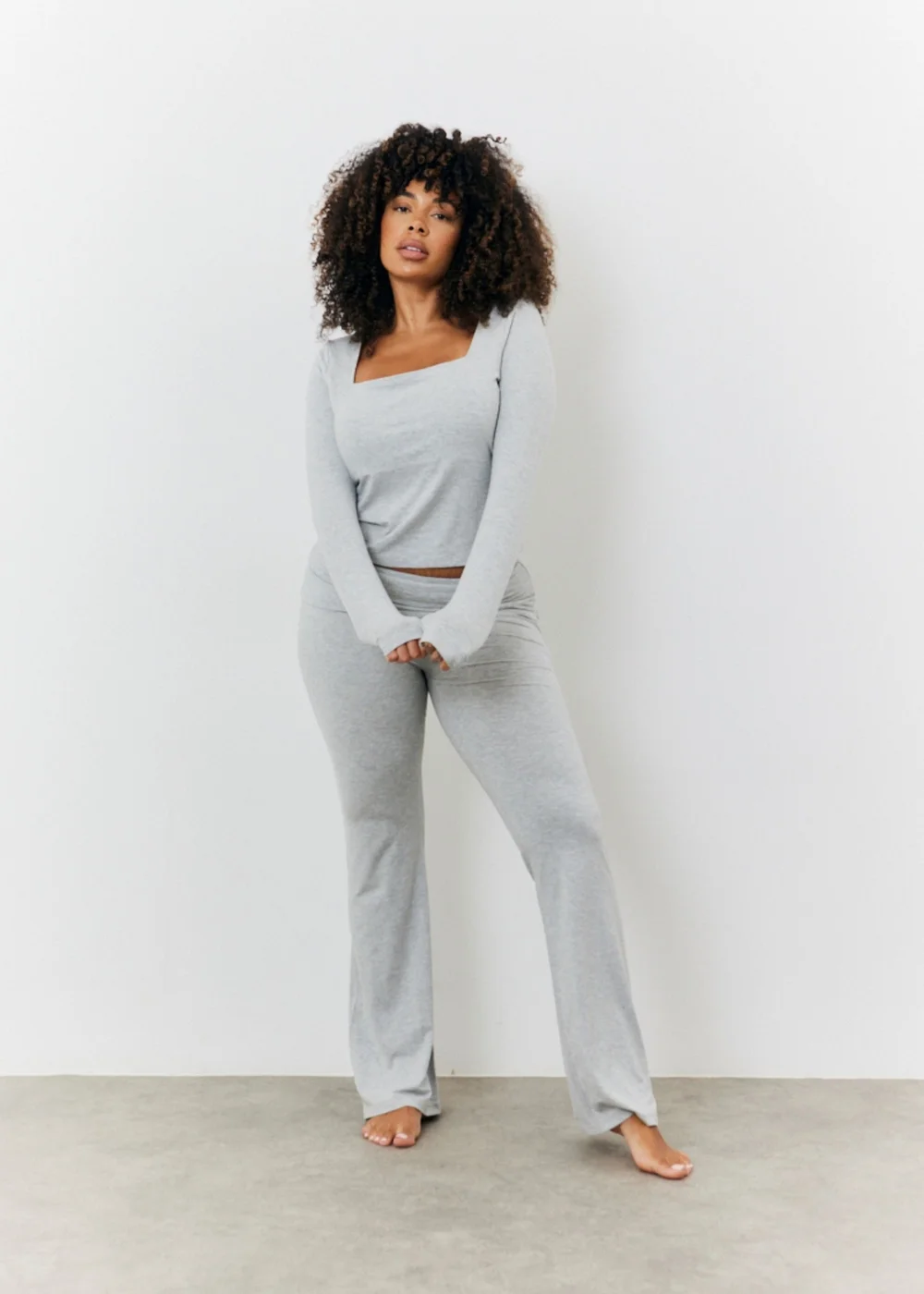 In The Style Grey Flare Trousers - 12 Image 1