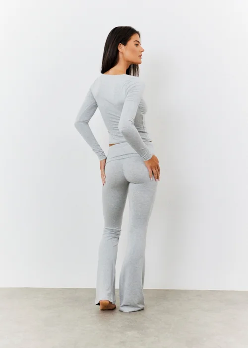 In The Style Grey Flare Trousers - 12 Image 6