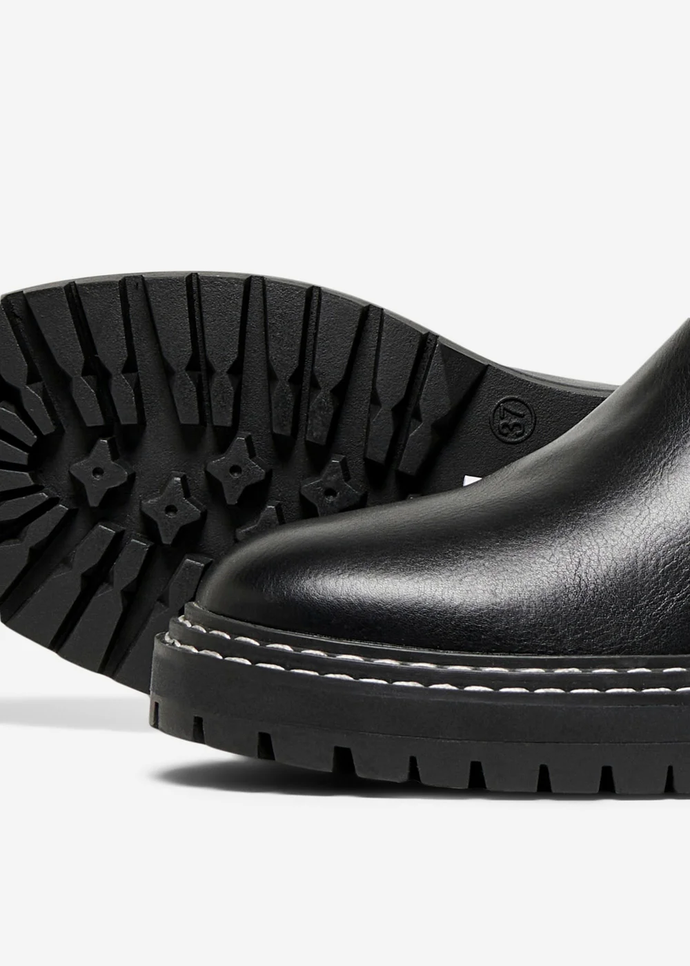 Only Black Chelsea Boots - Size 6 Image 3