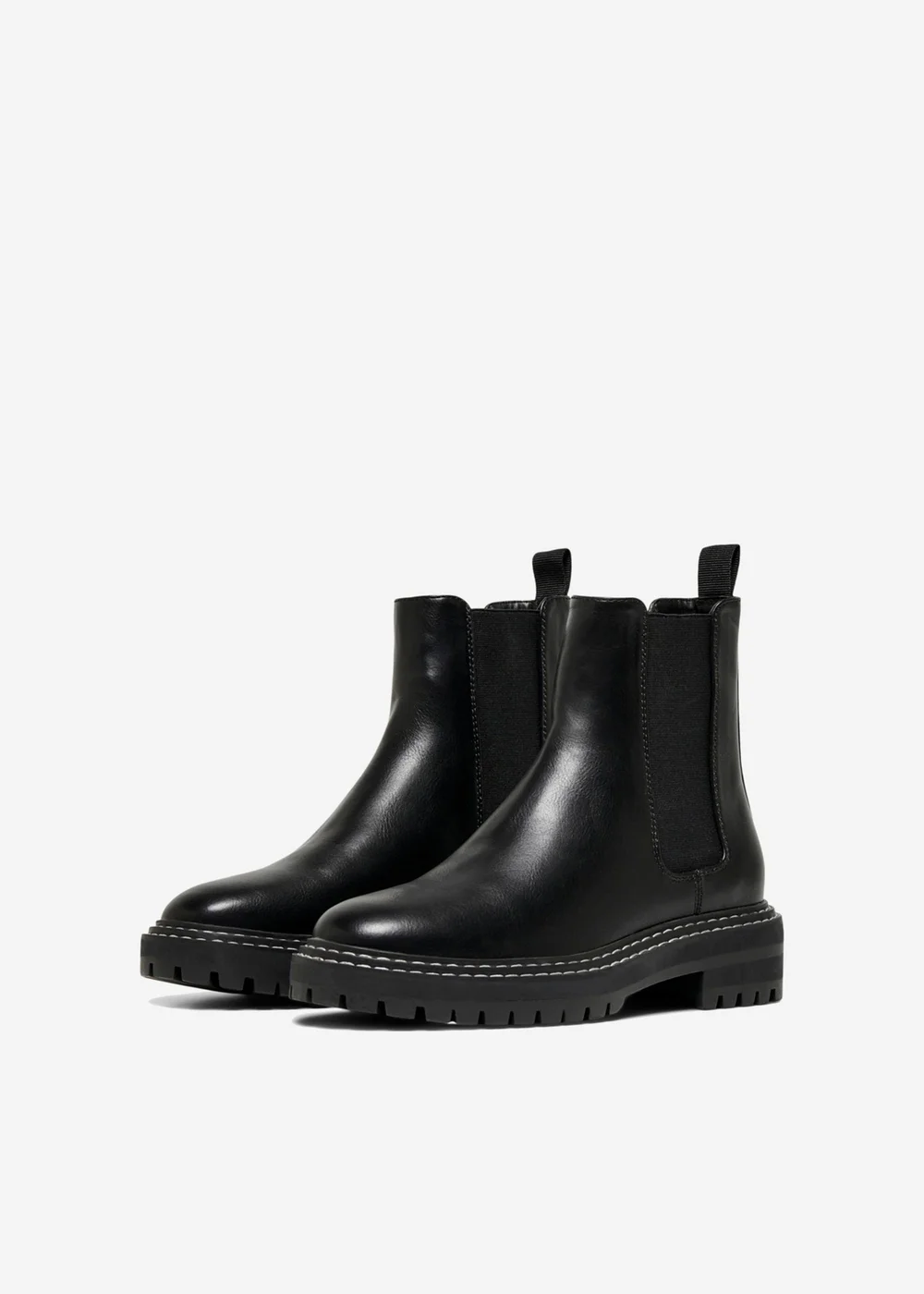 Only Black Chelsea Boots - Size 6 Image 4