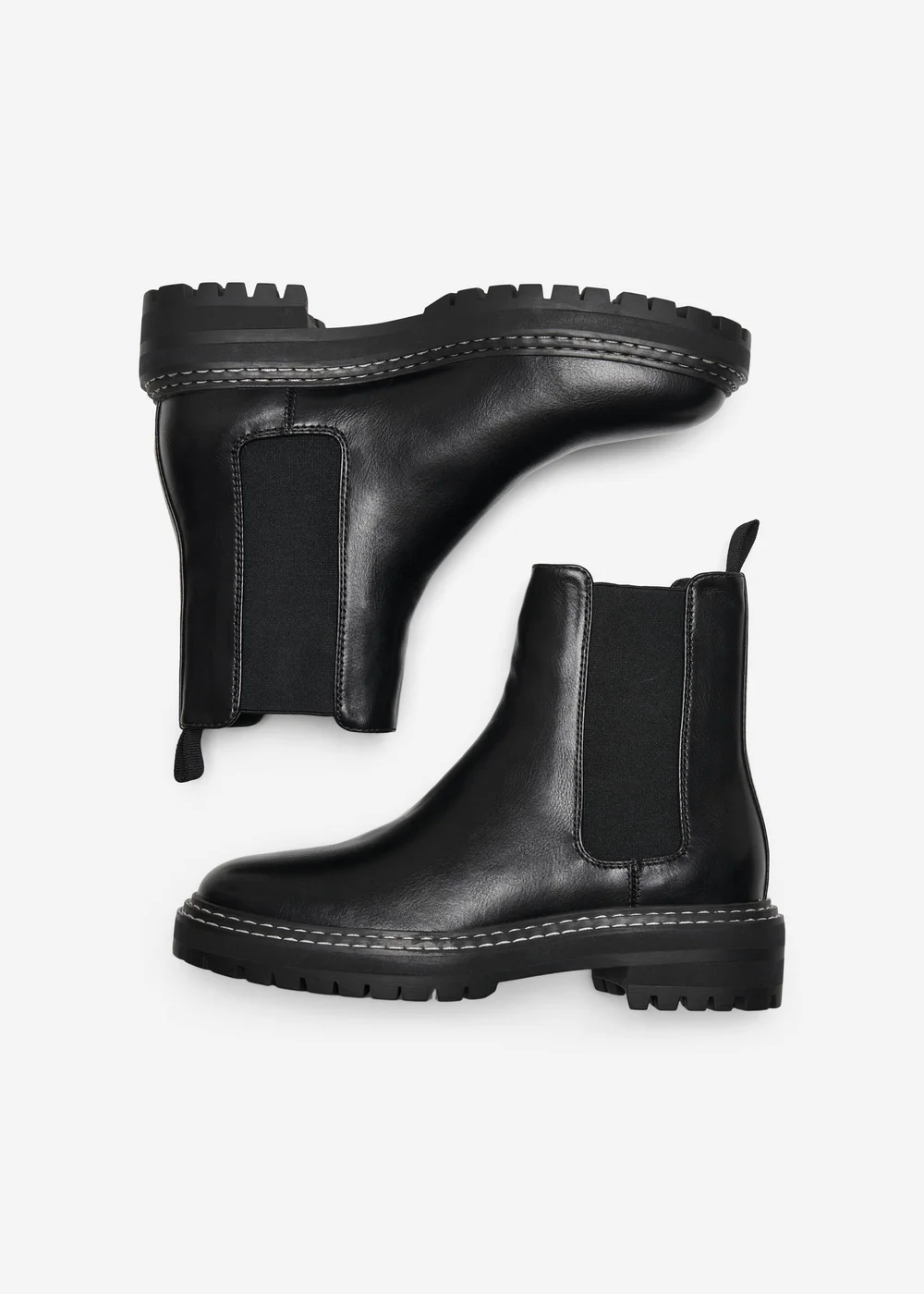 Only Black Chelsea Boots - Size 6 Image 1