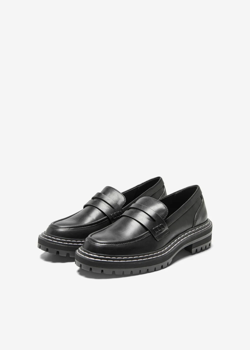 Only Black Chunky Loafer - Size 3 Image 1