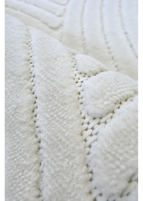 Homemaker Malmo White Curves Rug - 160 X 230 Image 3