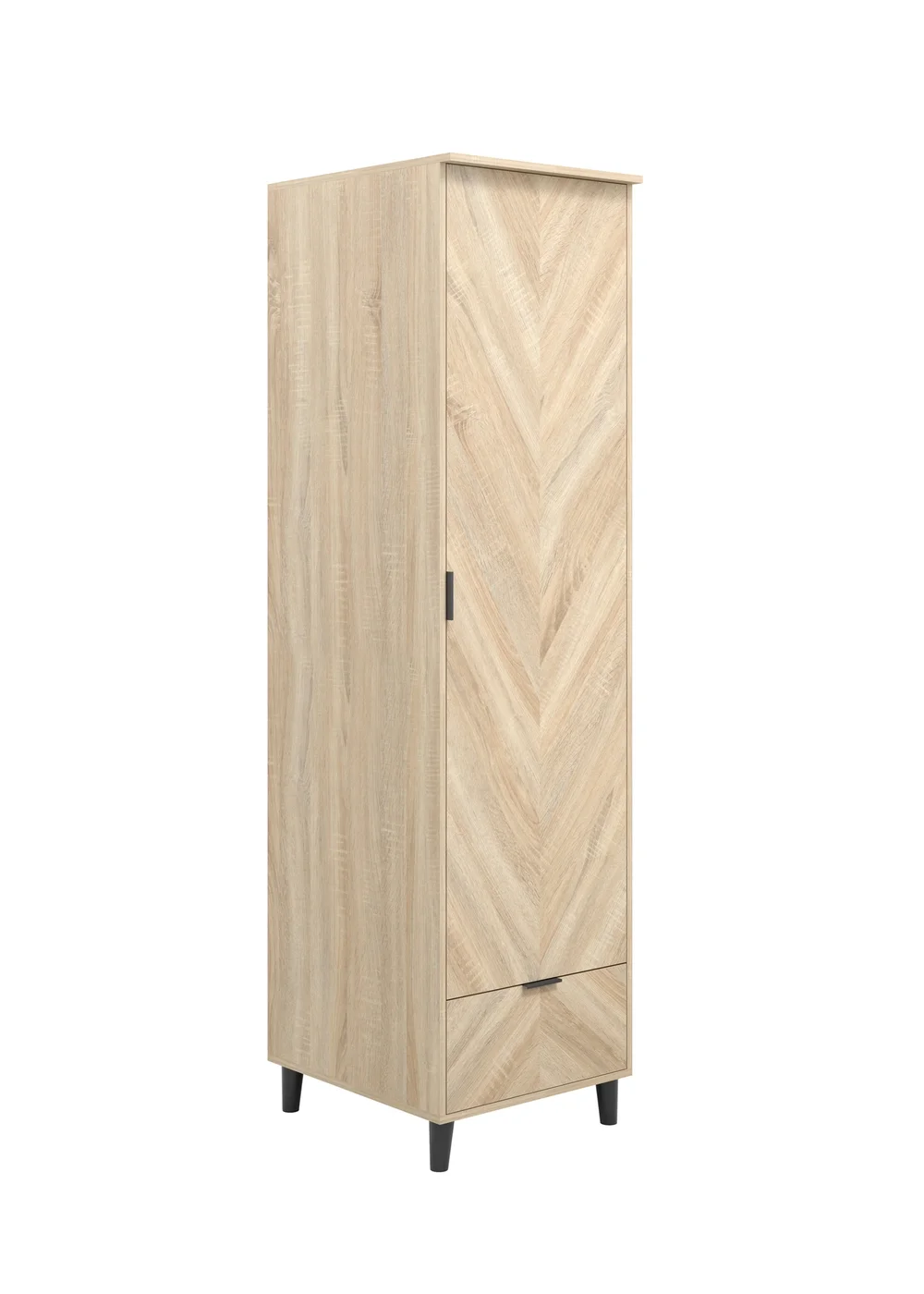 Aura Sorgente Chevron 1 Door Wardrobe - One Size Image 3