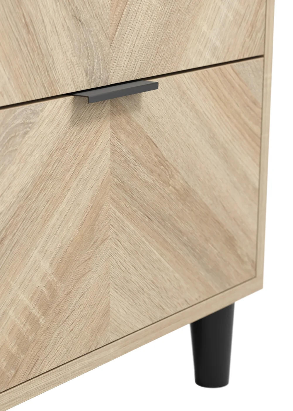 Aura Sorgente Chevron 1 Door Wardrobe - One Size Image 4