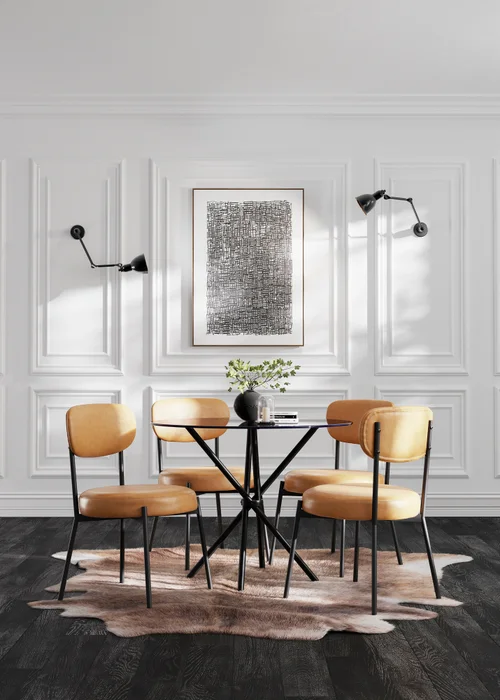 Aura Toby Caramel Dining Chair (2 Per Pack) - One Size Image 1